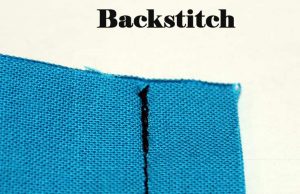 sewing machine backstitch