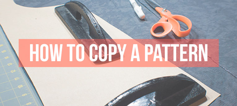 Learn how to 'copy' or 'rub-off' an existing garment to make a sewing pattern