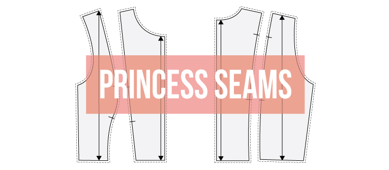Learn how to make a princess seam pattern from a two dart bodice | www.isntthatsew.org