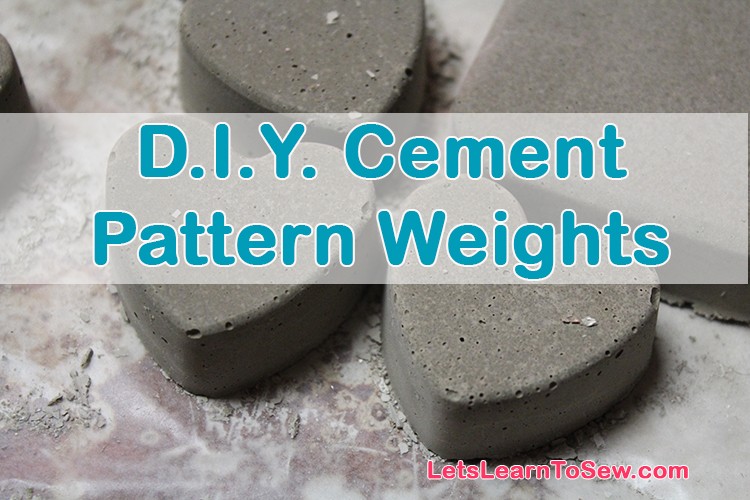 Make Your Own Cement Pattern Weights