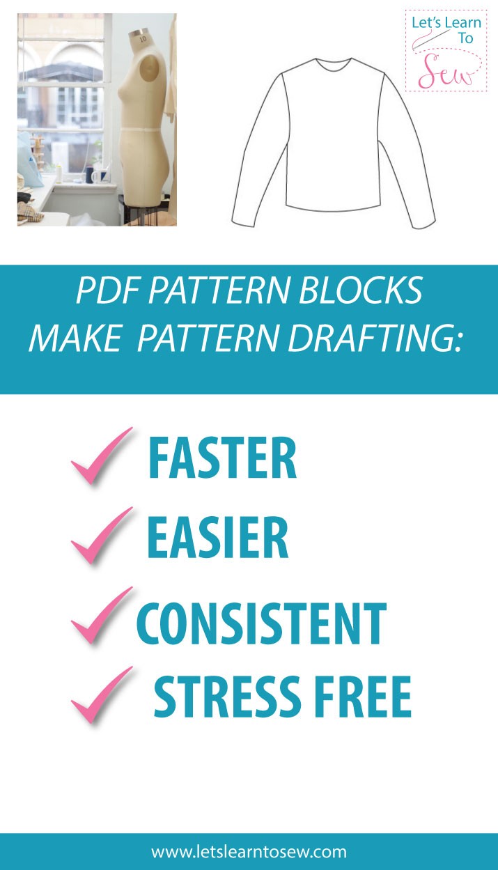 Pattern Blocks to make Pattern Drafting Faster and Easier