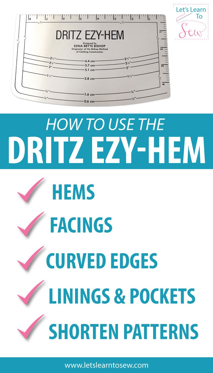How to use the Dritz Easy Hem