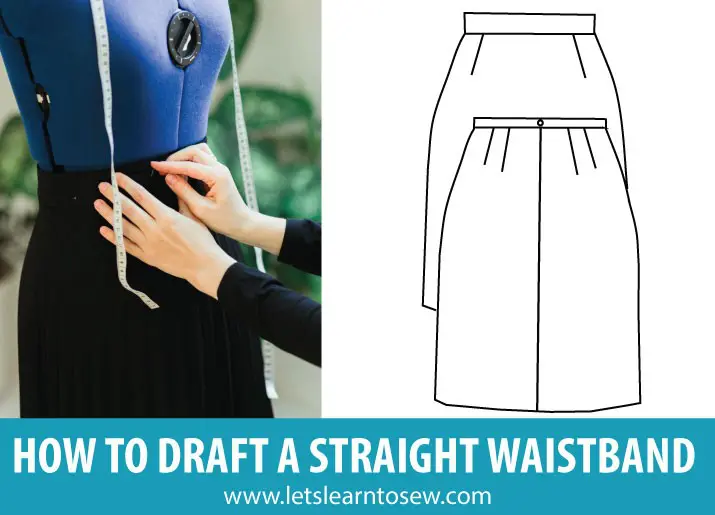 Attaching a Waistband and Facing to a Pencil Skirt