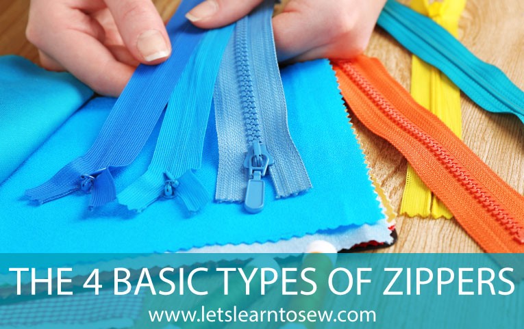 The 4 Basic Types of Zippers