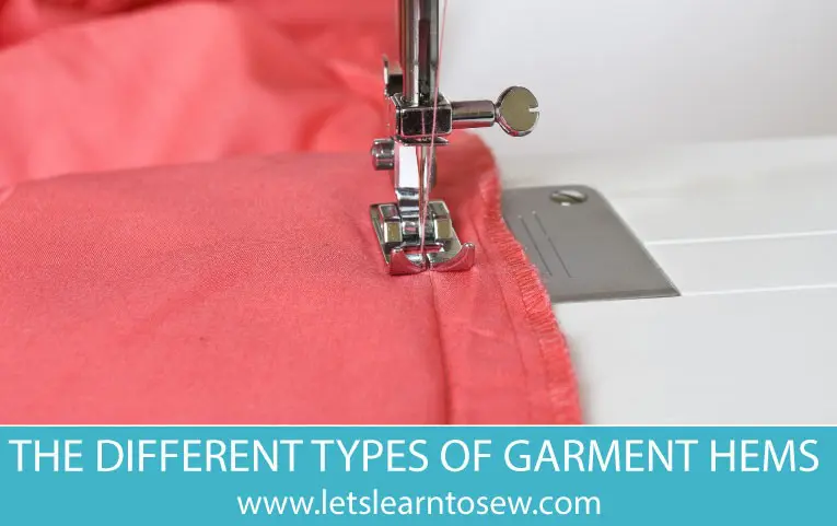 Hemming a Garment, What you Need to Know. Learn the different types of hems used when sewing clothing, when to use each one and how to sew each hem type.