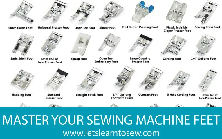 Sewing Machine Feet - Find the correct sewing foot for your machine.