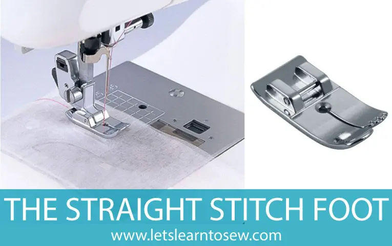 Straight Stitch Foot for sewing machine
