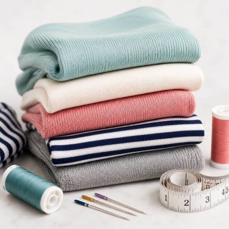Sewing with knit fabrics, complete sewing guide.